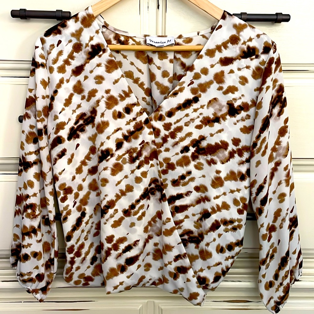 Veronica M cross front blouse was